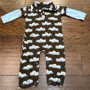 🦭Kickee Pants Coverall Boys size 6/12 Months